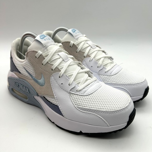 Nike Air Max Excee Womens Shoes Womens 9.5 White Light Armory Blue Sneakers - Picture 6 of 12